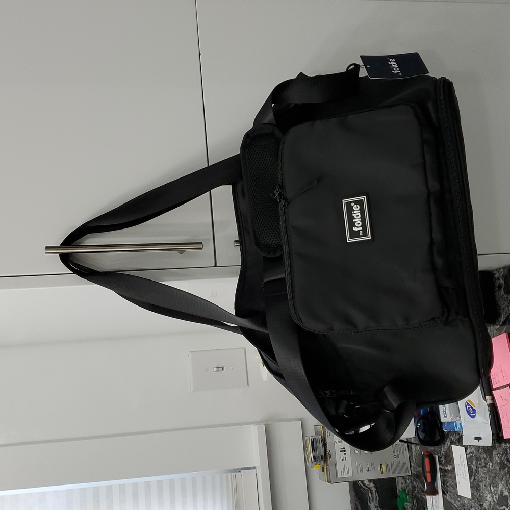 NEW The Foldie Black Tote Bag